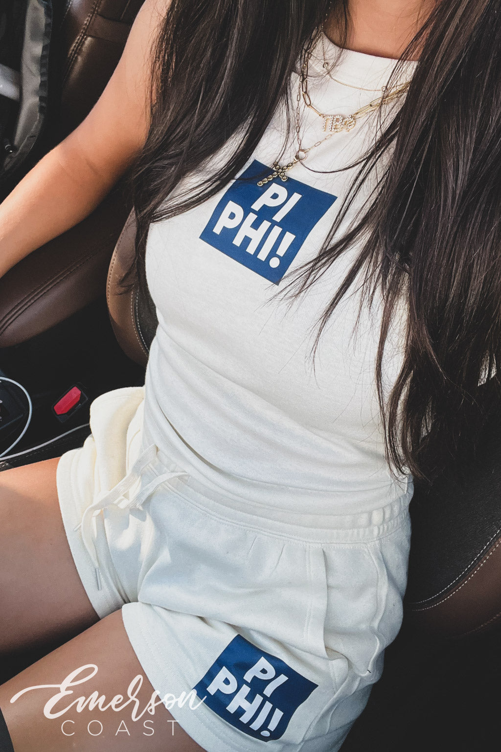Pi Beta Phi Patch Tank & Shorts Set