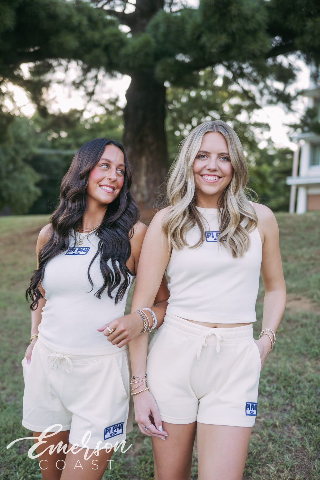 Pi Phi Puff Patch Tank & Shorts Set