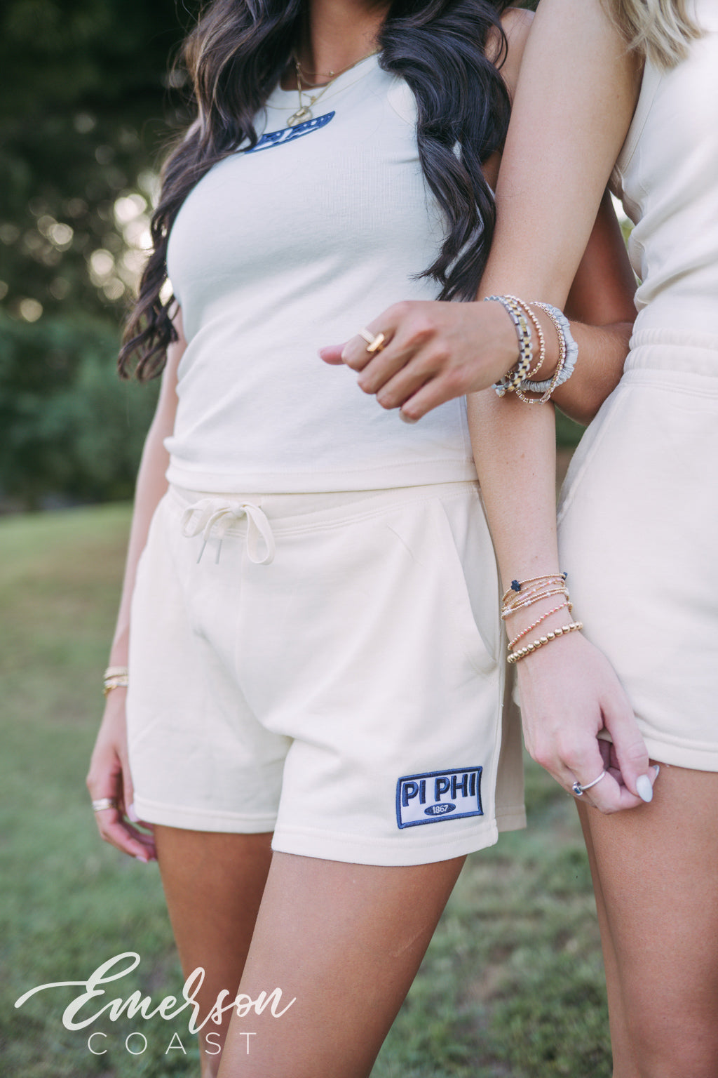 Pi Phi Puff Patch Tank & Shorts Set