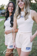 Pi Phi Puff Patch Tank & Shorts Set