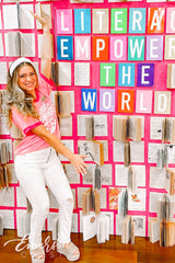Pi Beta Phi Literacy Empowers the World Ringer Tee