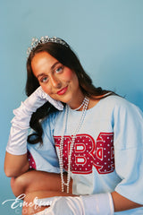 Pi Phi Polka Dot Greek Letter Jersey