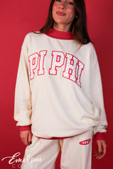 Pi Phi Valentines Mock Neck Set