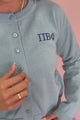 Pi Beta Phi Simple Letter Cardigan