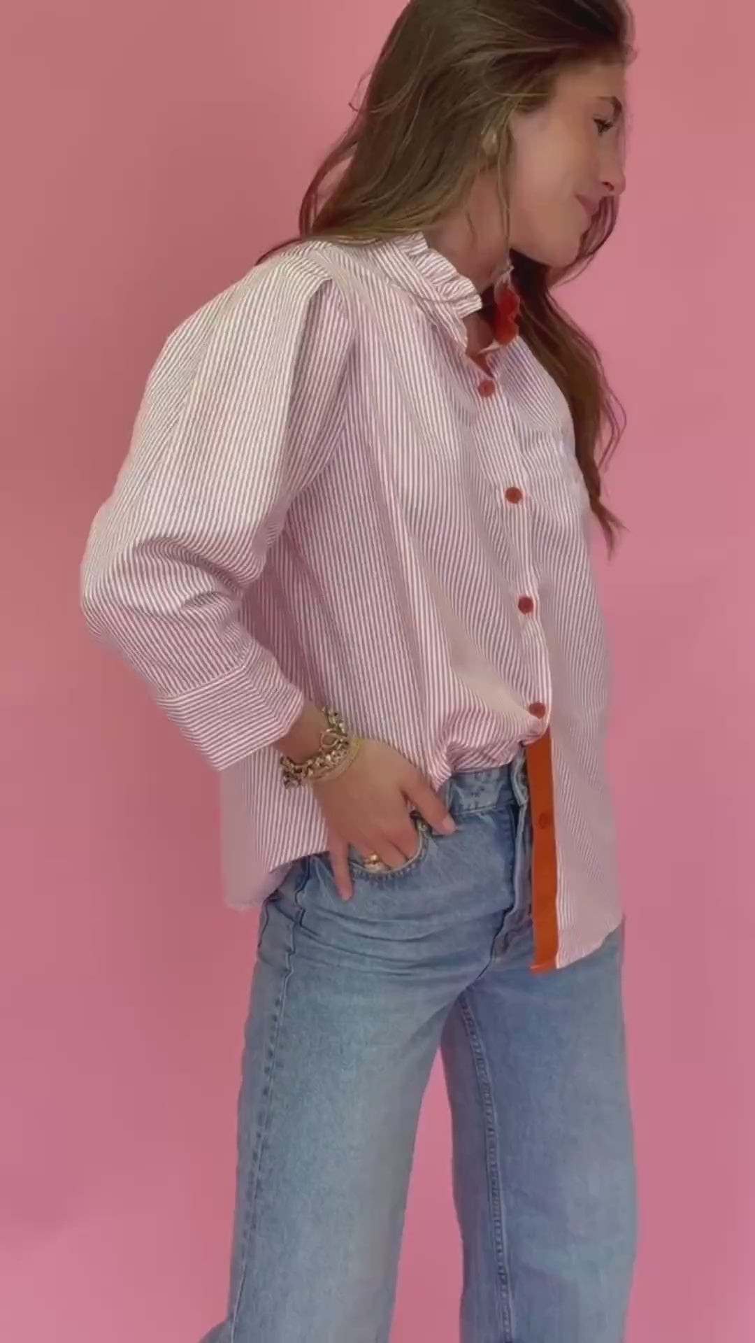 Theta Pleated Prep Button Down