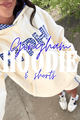 Custom Gingham Appliqué Hoodie + Shorts Set