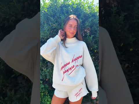 Kappa Kappa Gamma Red Script Set