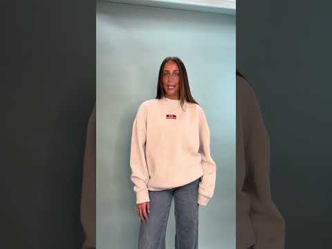 Chi Omega Patch Ash Gray Campus Mockneck