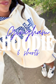 Pi Phi Blue Gingham Applique Hoodie Set