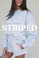 Pi Phi Light Blue Striped Patch Set