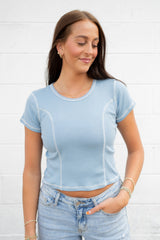 Emerson Coast Sculpt Baby Tee