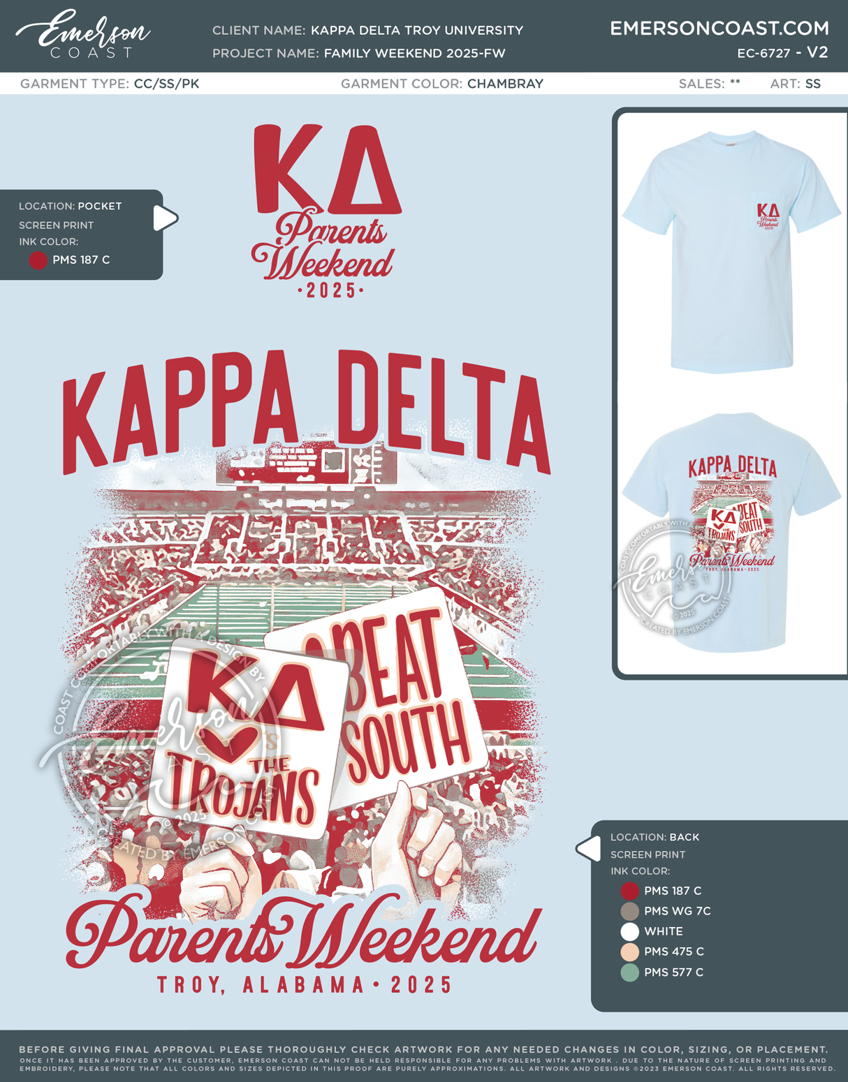EC-6727 Kappa Delta Troy University Family Weekend 2025-FW REORDER