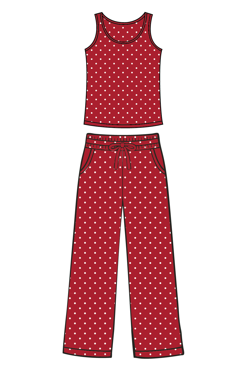 Red Polka Dot