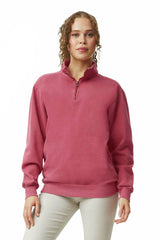 Comfort Colors Garment Dyed Quarter Zip Sweatshirt