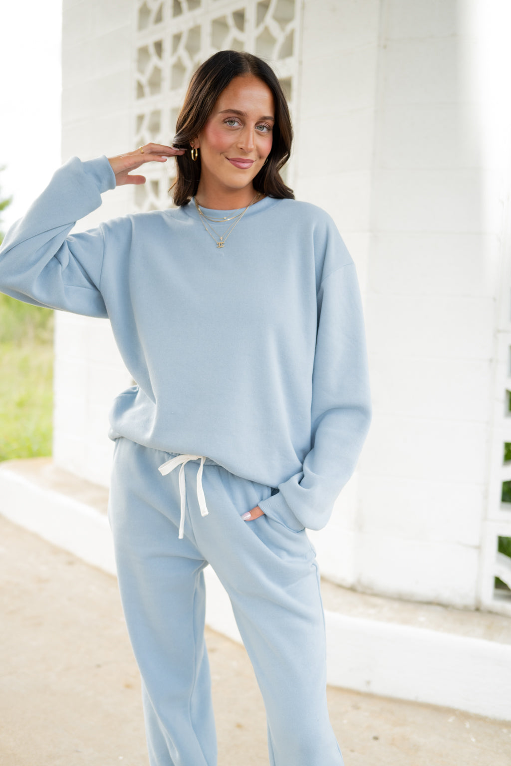 Emerson Coast Shoreline Crew and Jogger Set