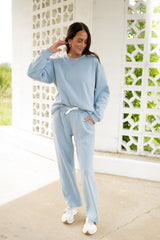 Emerson Coast Shoreline Crew and Wide Leg Pants Set