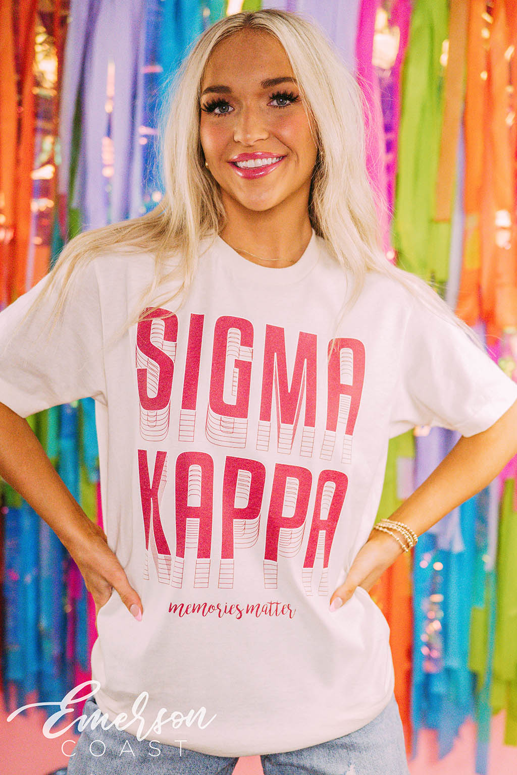 Sigma Kappa Philanthropy Moments Matter 3D Tee