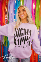 Sigma Kappa Philanthropy Memories Matter Floral Crewneck