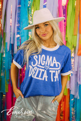 Sigma Delta Tau Recruitment Simple Heart Ringer