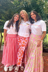 Sigma Kappa University of Georgia Pastel Font Recruitment Tee