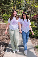 Sigma Kappa One Heart One Way Bouquet Notch Tee