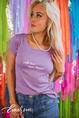 With Love Sigma Kappa Lavender Recruitment Tee