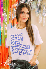 Sigma Kappa End Alz Wavy Tee