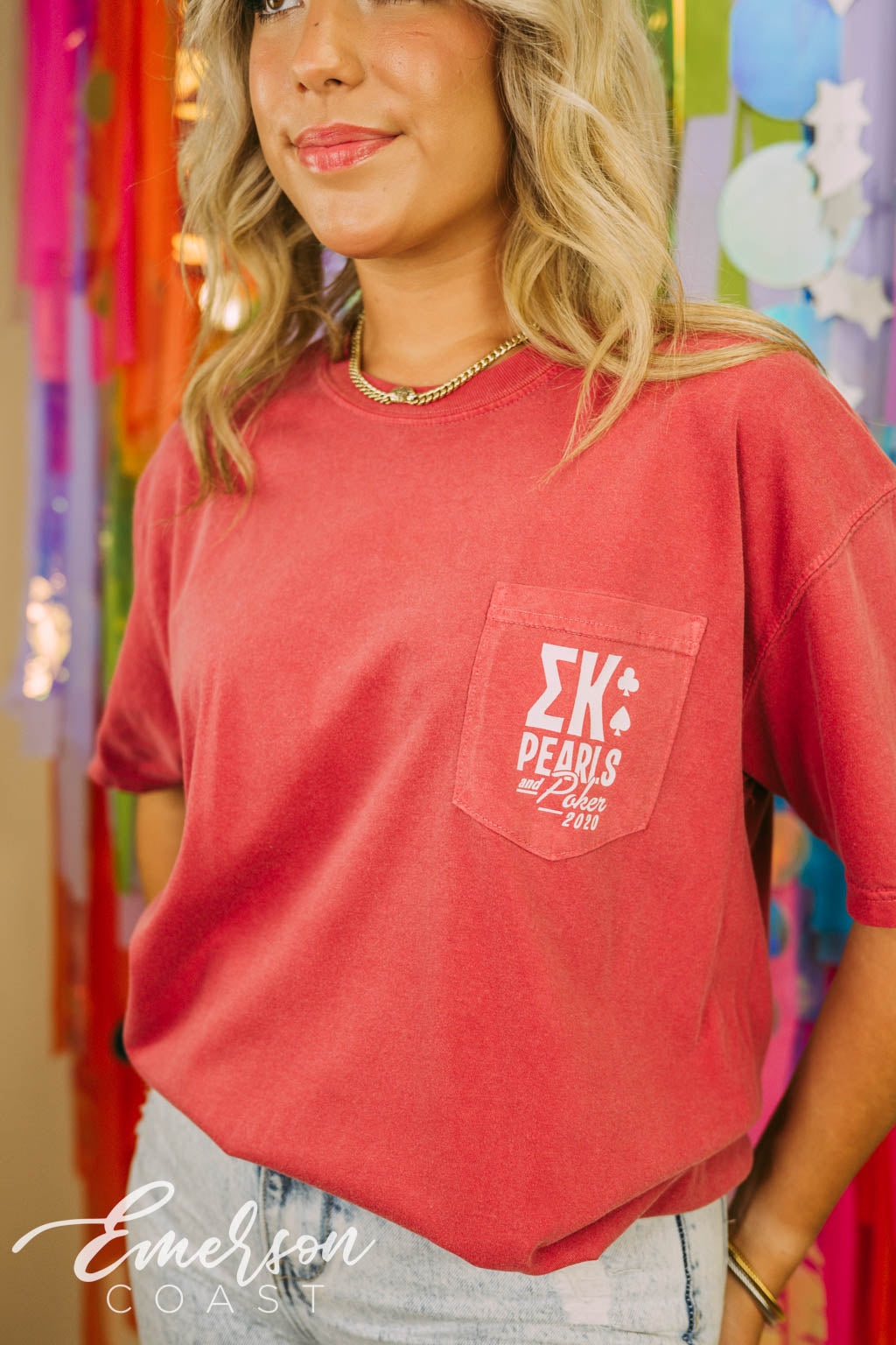 Sigma Kappa Pearls and Poker Tshirt