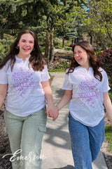 Sigma Kappa One Heart One Way Bouquet Notch Tee