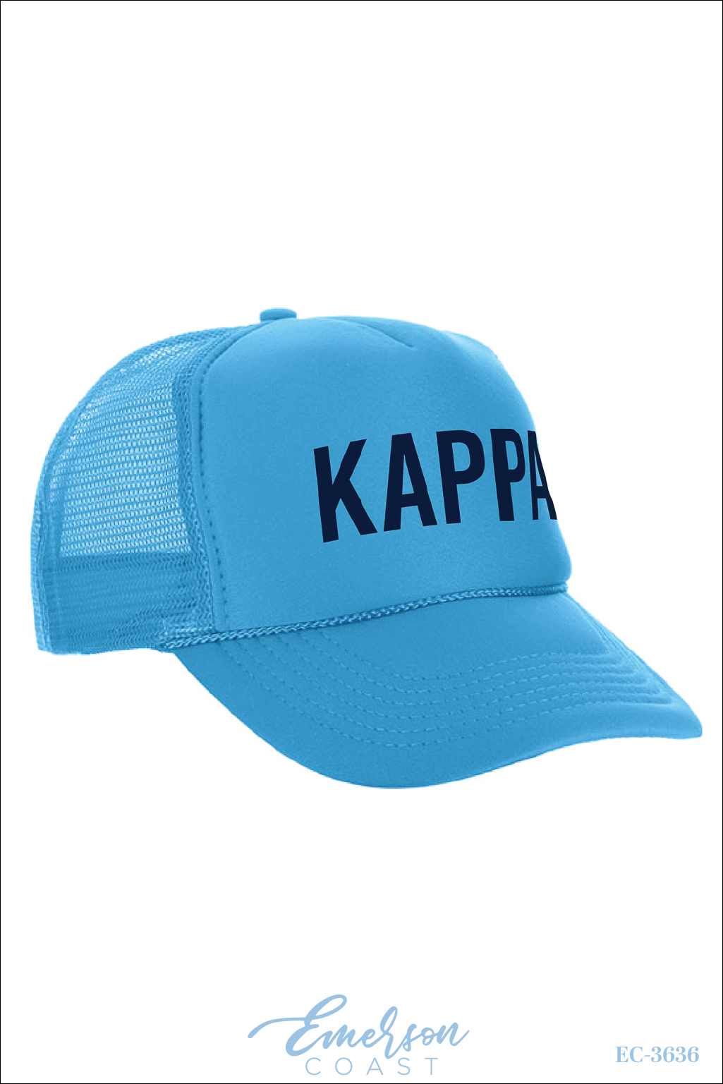 Kappa Kappa Gamma Blue Trucker Bid Day Hat