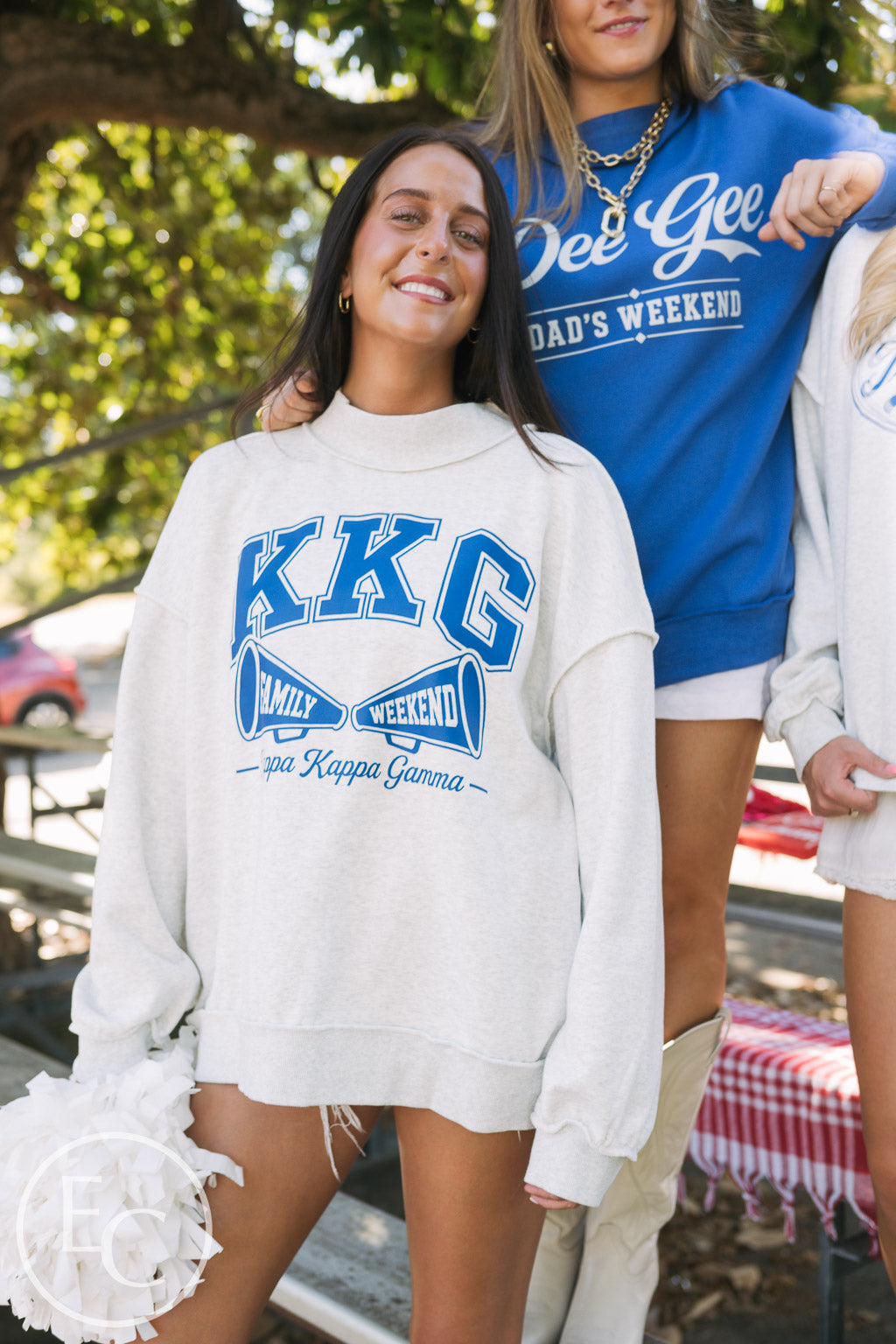 Kappa Kappa Gamma Megaphone Family Weekend Mockneck