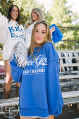 Dee Gee Blue Dad's Weekend Reversible Mockneck