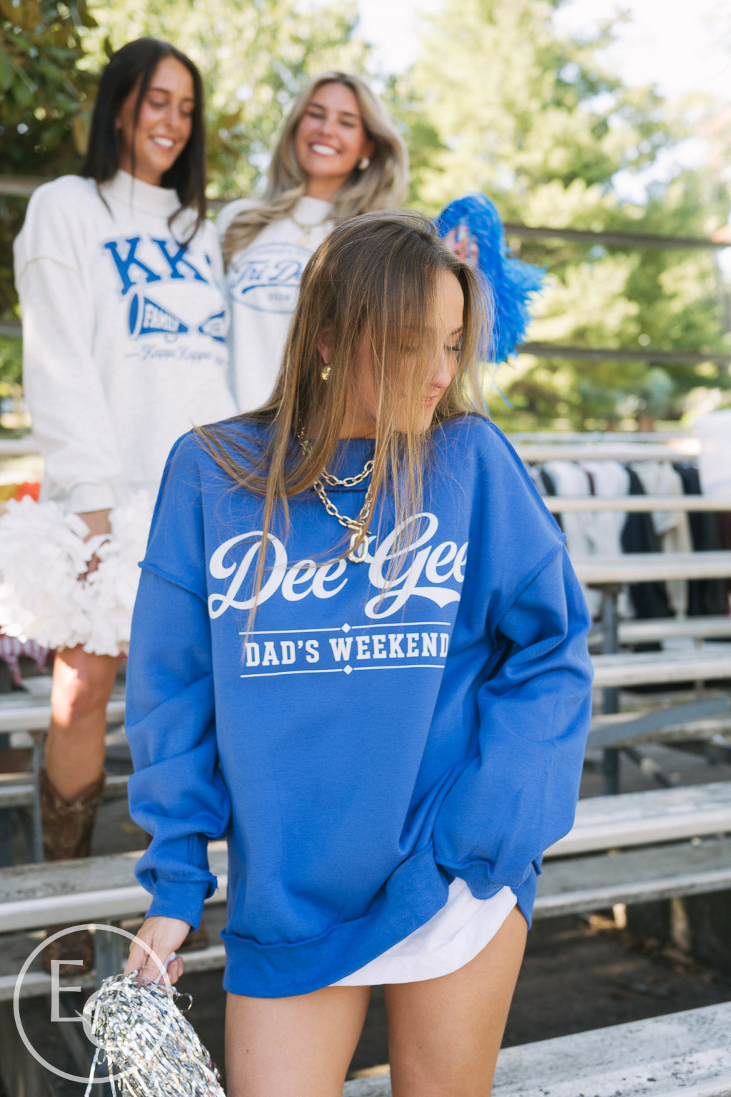 Dee Gee Blue Dad's Weekend Reversible Mockneck