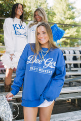 Dee Gee Blue Dad's Weekend Reversible Mockneck
