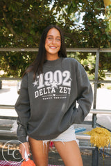 Delta Zeta Family Weekend Smoke Mockneck