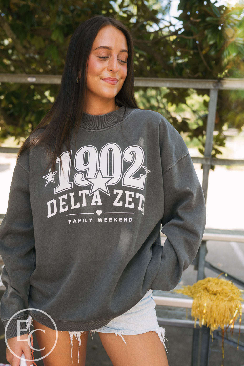 Delta Zeta Family Weekend Smoke Mockneck