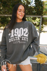 Delta Zeta Family Weekend Smoke Mockneck