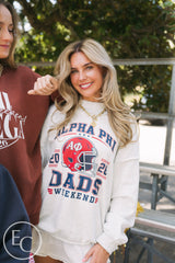 Alpha Phi Dad's Weekend Reversible Mockneck