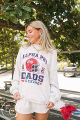 Alpha Phi Dad's Weekend Reversible Mockneck