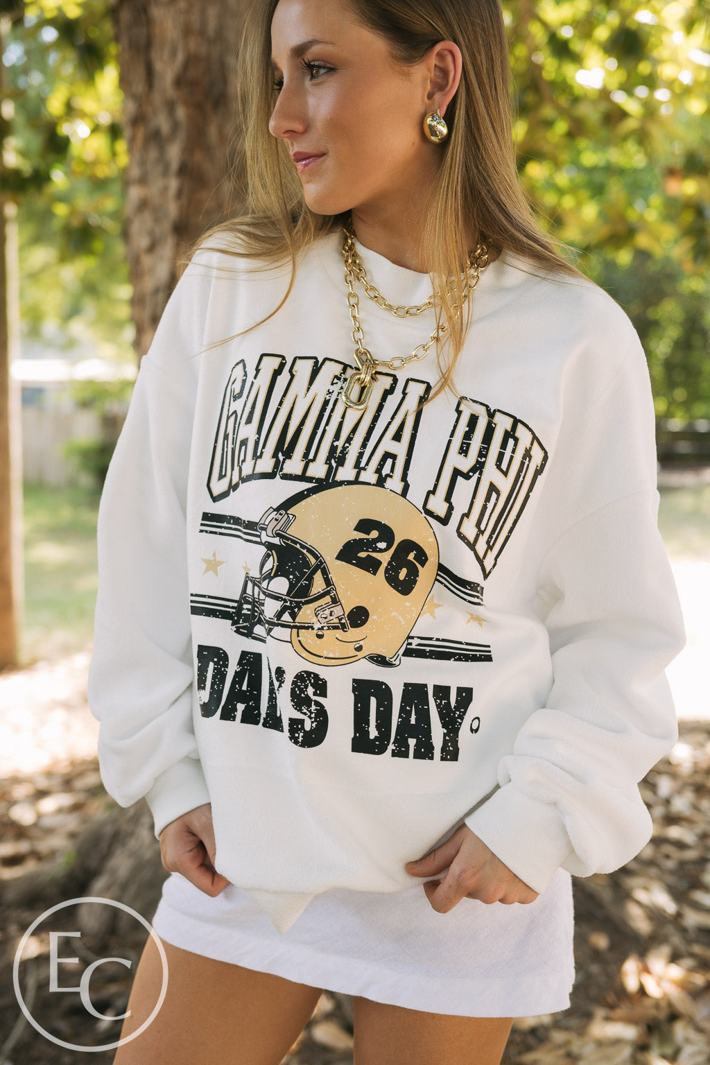 Gamma Phi Beta Vintage Dad's Day Mockneck