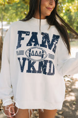 Tri Delta Fam Weekend Reversible Mockneck
