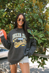 Delta Zeta Retro Dad's Day Smoke Mockneck