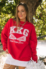 KKG Red Family Weekend Mockneck
