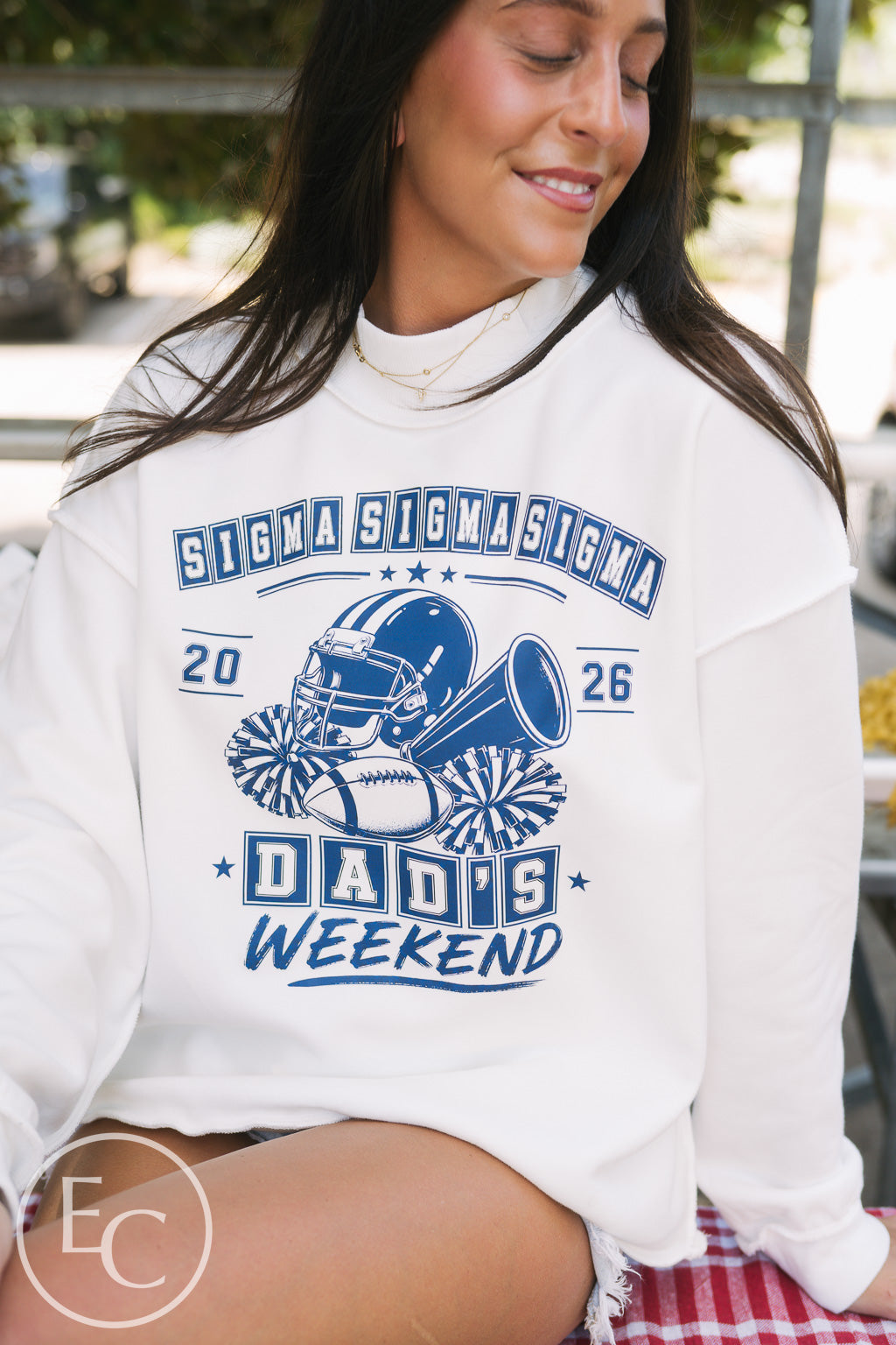 Tri Sigma Dad's Weekend Reversible Mockneck