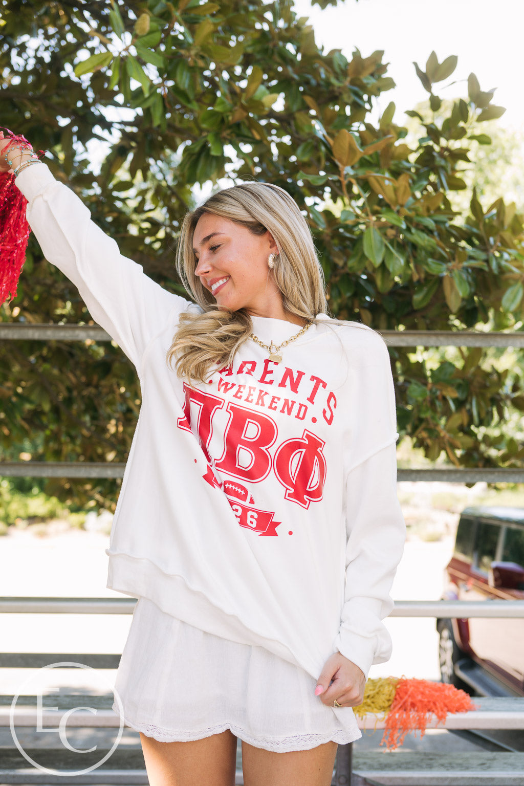 Pi Phi Bold Parents Weekend Reversible Mockneck
