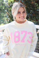 Delta Gamma Vintage Varsity Mockneck
