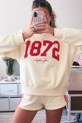 Alpha Phi Vintage Varsity Mockneck