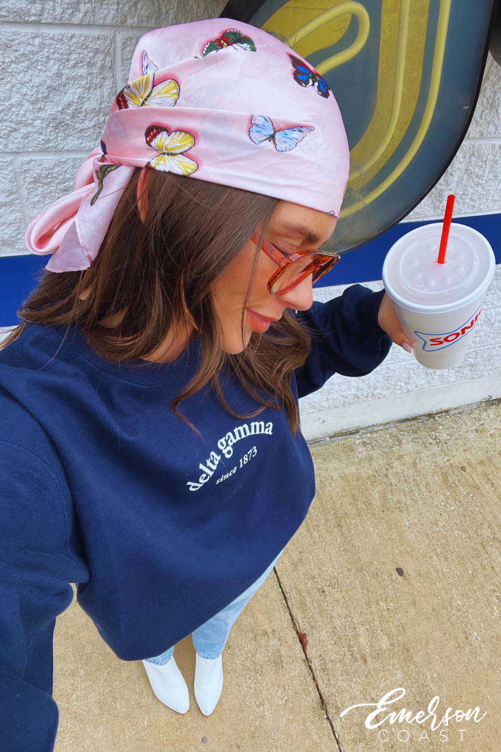 Navy Newport Crewneck