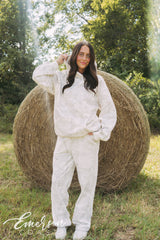 Emerson Coast White Camo Hoodie & Wide Leg Pants