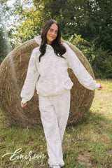 Emerson Coast White Camo Hoodie & Wide Leg Pants